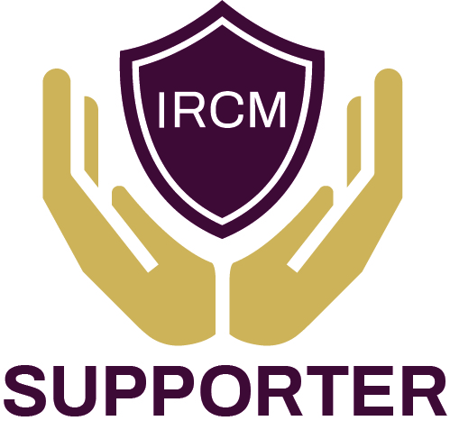 IRCM SHEILD logo supporter